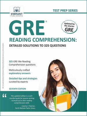 cover image of GRE Reading Comprehension